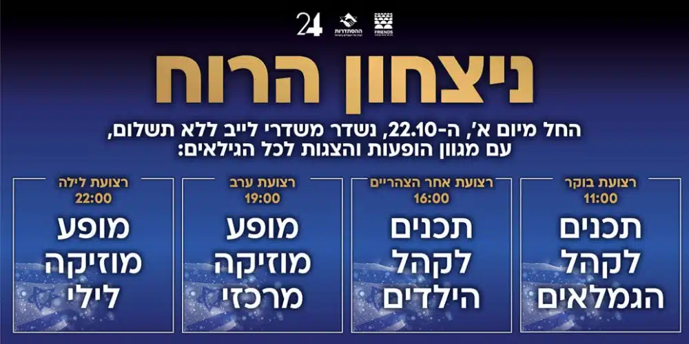 מועדון התרבות של ההסתדרות ישדר הופעות בחינם של מיטב אמני ישראל